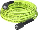Flexzilla Pressure Washer Hose with M22 Fittings, 1/4 in. x 50 ft., ZillaGreen - HFZPW3450M-E