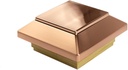 Deckorators 4 in. x 4 in. Victoria Copper Plateau Pressure Treated Post Cap