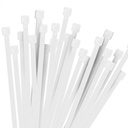 Hmrope 100pcs Kabeļa Zip Ties White Heavy Duty 12 Inch, Premium Plastmasas Stieples Kabeļi Tīrs ar 50 Dūņu Stiepes Stiprums, Pašlīmēšanās Nylon White Zip Tie Iekštelpu un Āra