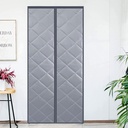 Insulated Door Curtain,Thermal Magnetic Self Sealing Reinforced Door Screen,Winter Stop Draft Keep Cold Out Door Cover Partition Drape Blackout Barrier for Kitchen, Bedroom, Air Conditioner Room
