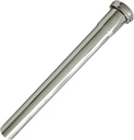 Westbrass D421-05 1-1/4" x 12" Slip Joint Extension Tube, Polished Nickel