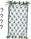 PRETYZOOM Hanging Fruit Net Basket Kitchen Woven Storage Bag Reusable Washable Fruit Organizer Decorative Outdoor Basket