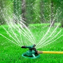 Garden Sprinkler, Adjustable 360 Degree Rotation Lawn Sprinkler, Large Area Coverage, Multipurpose Yard Sprinklers for Plant Irrigation and Kids Playing