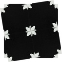 20 PCS Peel and Stick Floor Tile, Peel and Stick Flooring Black and White, Removable and Self Adhesive Floor Tiles Waterproof for Bathroom Kitchen Renters(12 x 12 inch)