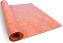 Muzata Waterproofing Membrane for Shower 3.8x33feet (125 Sq Ft) 23.6 Mil Thick Uncoupling Polyethylene Fabric Tile Underlayment Waterproof Shower Membrane for Sauna Bathroom Kitchen M034