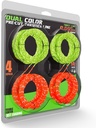 4 Pack AL2420PD 0.095’’ Replacement Twisted Trimmer Lines Compatible with All EGO 15-Inch String Trimmers, 56 FT Dual Color Pre-Cut Heavy Duty Weed Wacker String for EGO Line Trimmers
