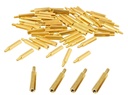 25-Pack M3 Male to Female Screw Standoff Spacers - 26mm (1") Hex Brass Standoffs | M3x20+6mm Thread, Gold Tone for PCB Mounting