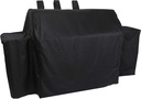 Heavy Duty Waterproof Grill Cover for Char-Griller Duo 5050/5650 Double Play with Side Fire Box