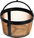 Reusable Stainless Steel Coffee Filter Basket Multi-function Coffee Filter Cup for Home Cafe Office Capacity Easy to Clean Black Mesh Design