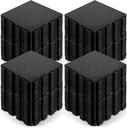 Thyle 100 Pack Drainage Mats Interlocking Rubber Floor Tiles 10" x 10" Non Slip Rubber Floor Tiles Outdoor Pool Deck Mats Modular Interlocking Cushion for Garage Bathroom Patio Flooring Shower