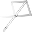 Multi-function Protractor for Woodworking Angle Tool Miter Gauge Ruler for Accurate Measurements Design for Use