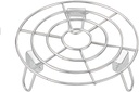 Cooling Rack with Legs Dia 7.1" Food Stands Rack Round Steamer Rack Stainless Steel Cross Wire Barbecue Baking Net Grill Grate for Instant Pot/Pressure Cooker/Oven (Folding,7.1"/18cm)