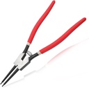 13-Inch Snap Ring Plier Heavy Duty External Circlip Pliers Straight Jaw Tip Diameter 0.12" for Installing Removing Retaining Ring