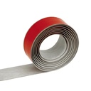 Floor Transition Strip Vinyl Flooring Self Adhesive, Laminate Floor Strip Floor Divider Strip for Waterproof Floor Tiles, Floor Gaps, Carpet Threshold (1.57in, 9.84ft, Light Gray)