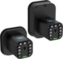 IU53 Double-Sided Fingerprint & Keypad Door Lock, All-Weather, Fully Waterproof Biometric Entry with Dual-Sided Codes, Same Key Both Sides for for Outdoor, Indoor, Gate, Fence