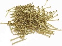 Tiny Wooden Nails for DIY Craft Projects, Antique Drawer Repairing, Mini Boxes Decorative Accessories[Set of 100pcs] (23mm/0.9inch, Gold)