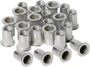 120pcs 1/4-20 Aluminum Rivet Nuts Threaded Inserts Rivnuts Nutsert 1/4-20UNC
