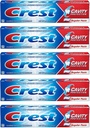 Crest Fluoride Anticavity Toothpaste, Prevents Cavities Before They Start, Regular Paste, 8.2 Ounce (Pack of 5)